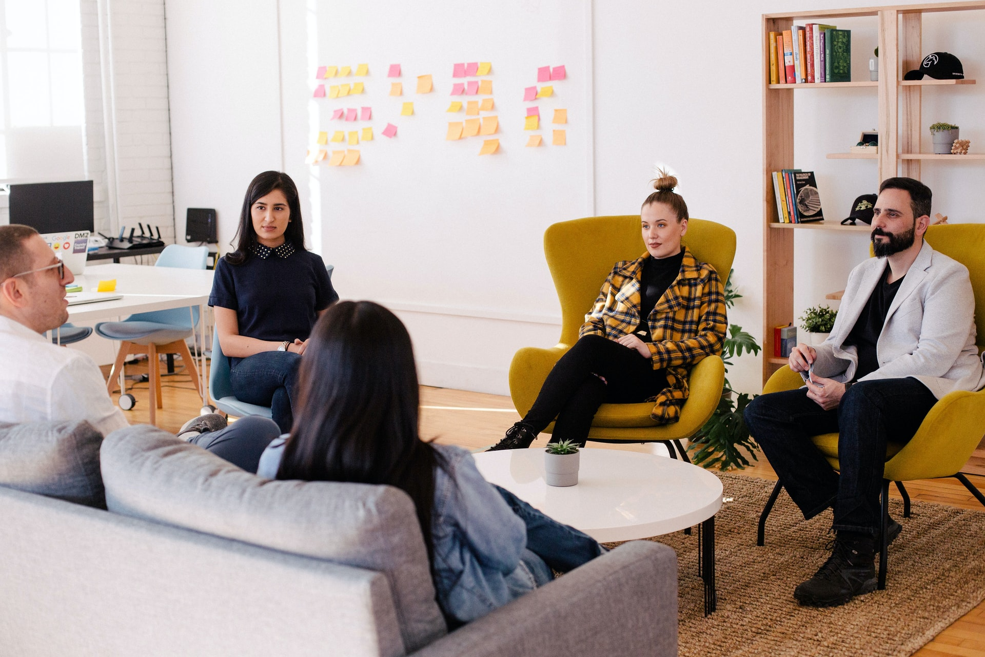 Leadership team coaching conversation